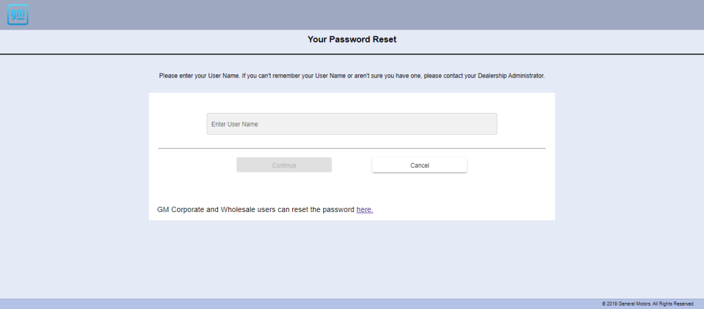 reset password gmglobalconnect