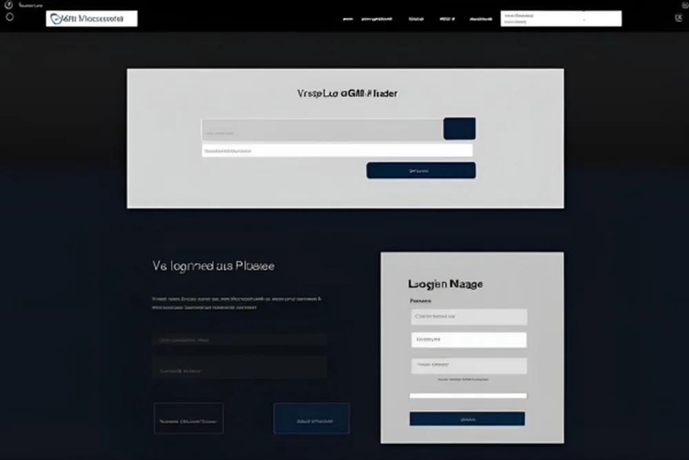 User-friendly login page for VSP GM, guiding users to easily access their accounts online.